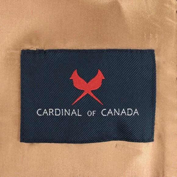 Cardinal of Canada NWD Top Coat Size 50R US in Camel Brown Wool/Poly Blend
